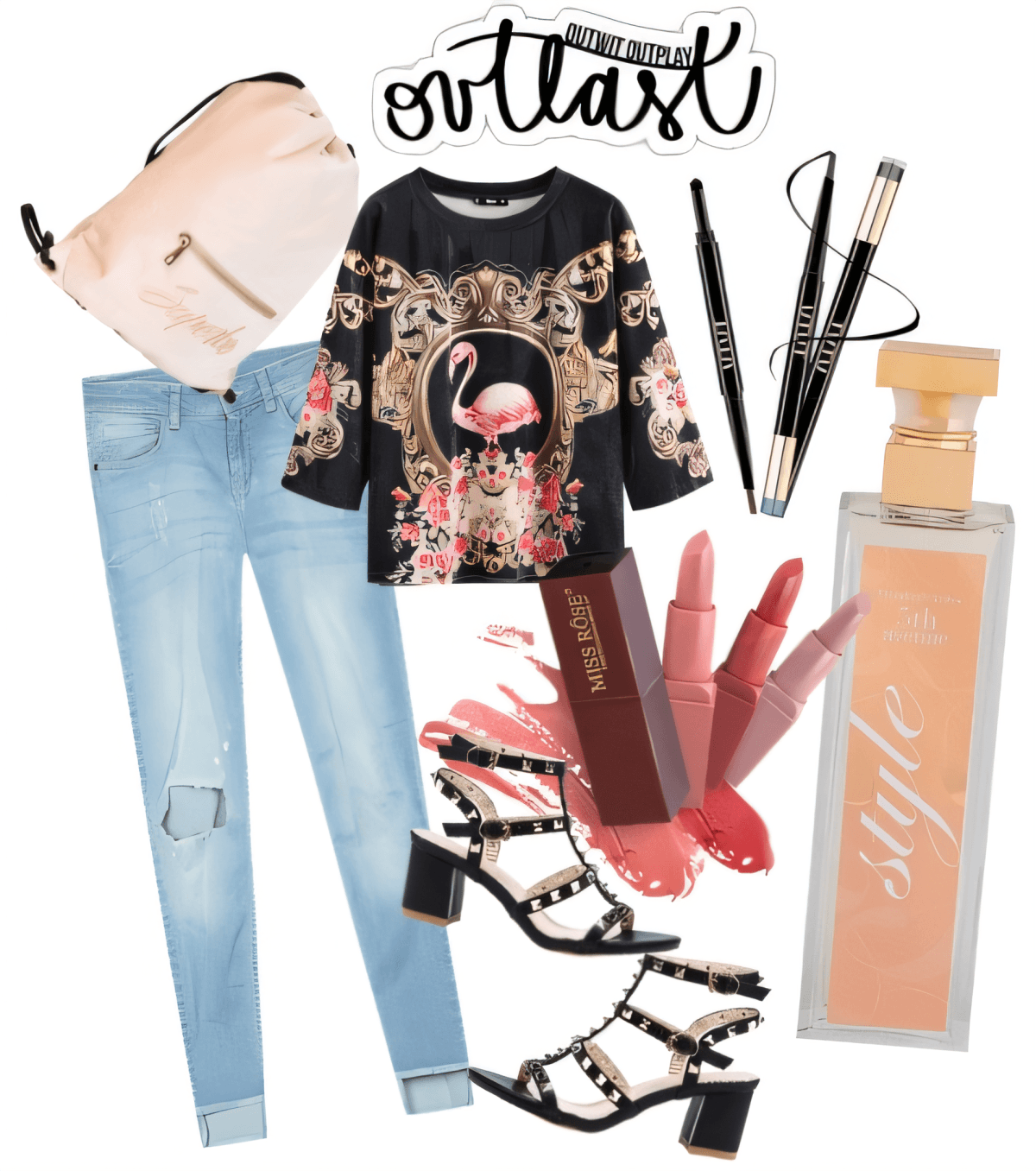 Flamingo Flair: Urban Romance Meets Edgy Elegance by Miloni Jhaveri