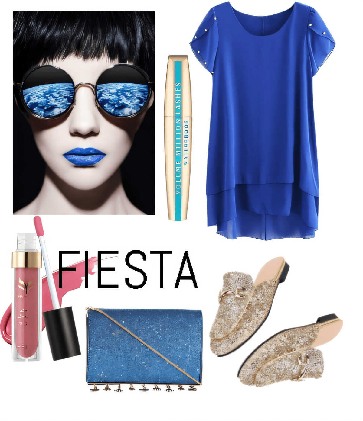 Electric Blue Dreams: Glam Party Vibes Electric Blue Dreams: Glam Party Vibes by preeti