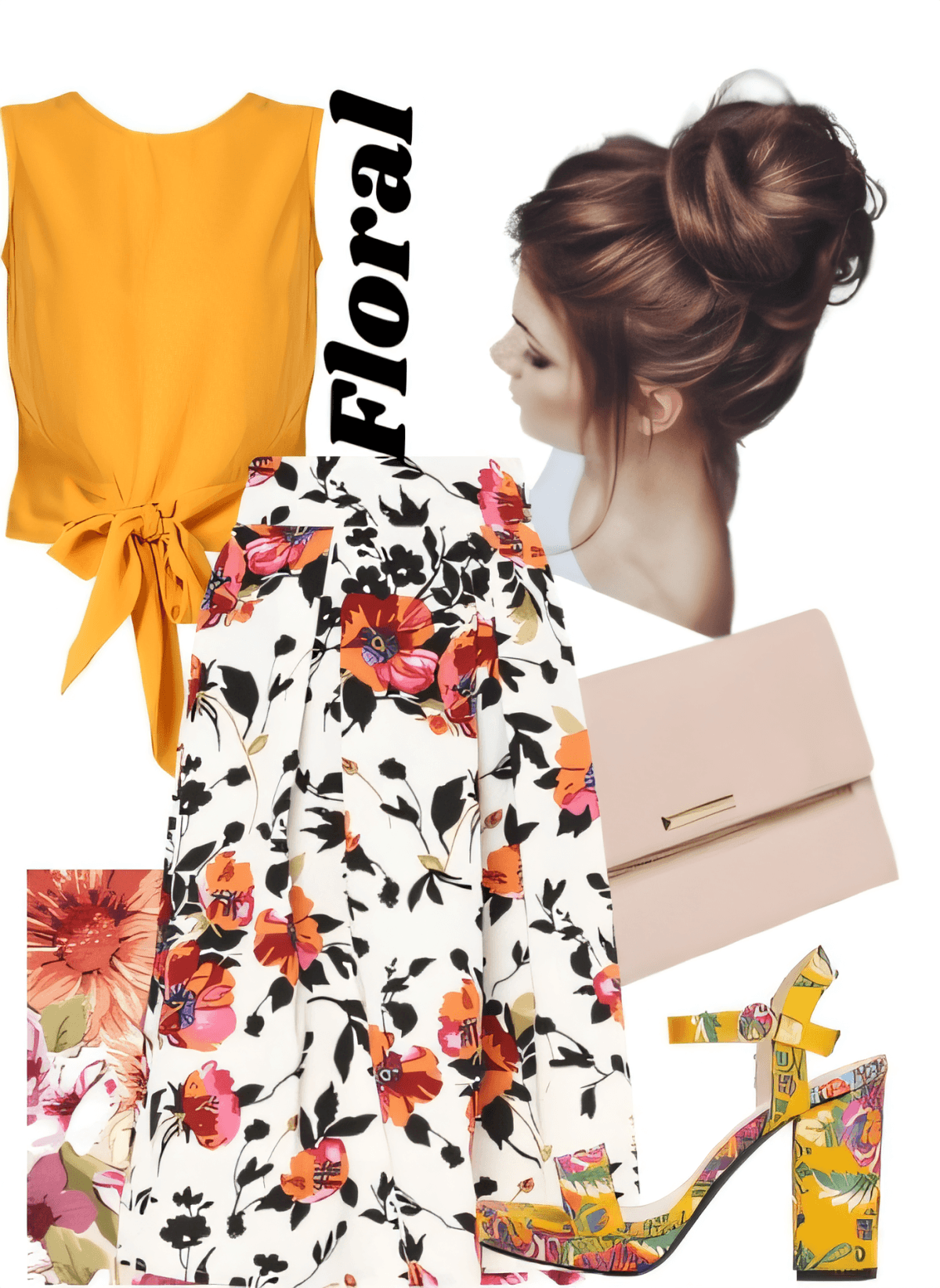 Floral Fantasy Meets Sunshine Sophistication by DEEPIKA