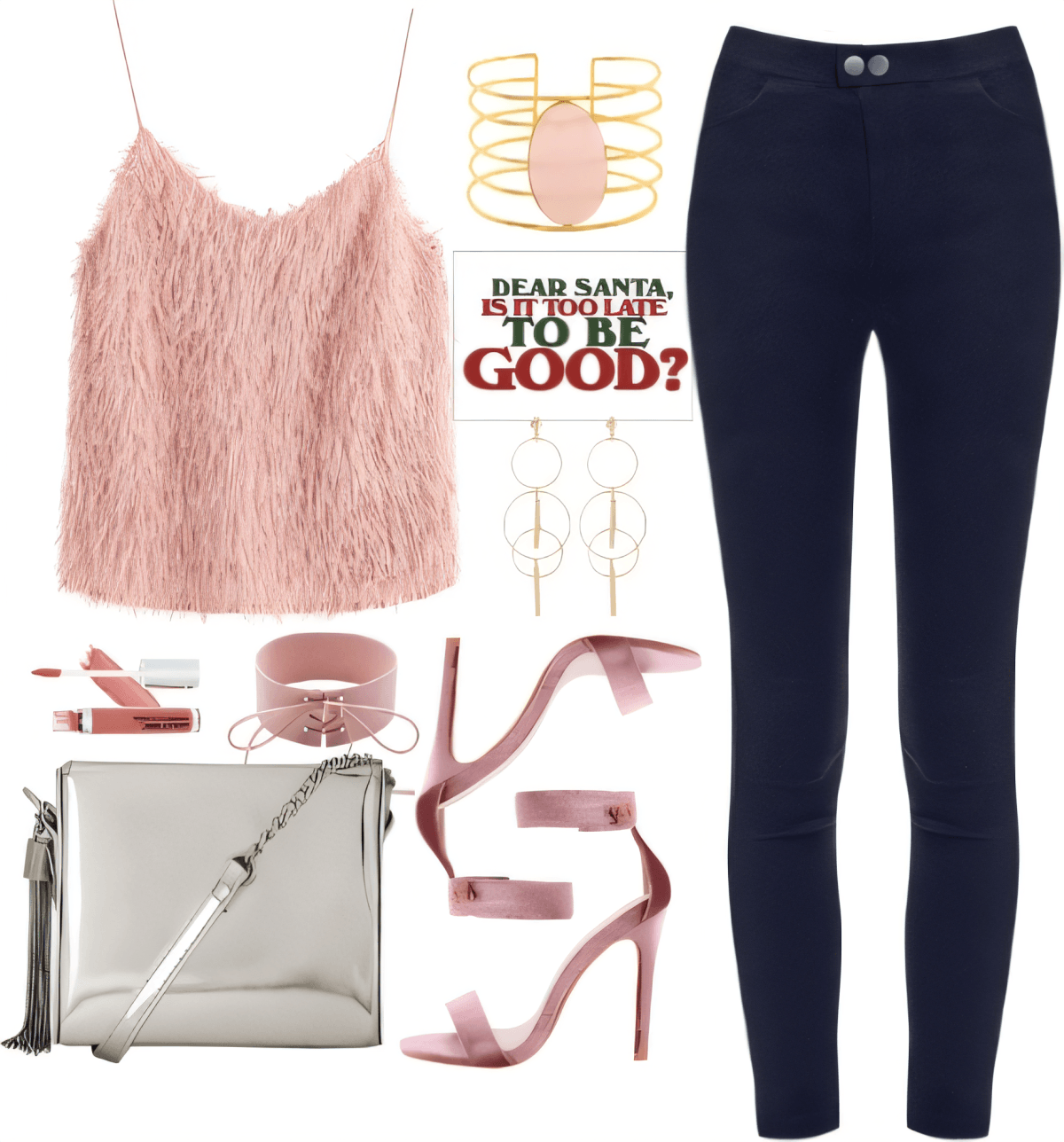 Blush & Navy Holiday Glamour by Rubina Shaikh