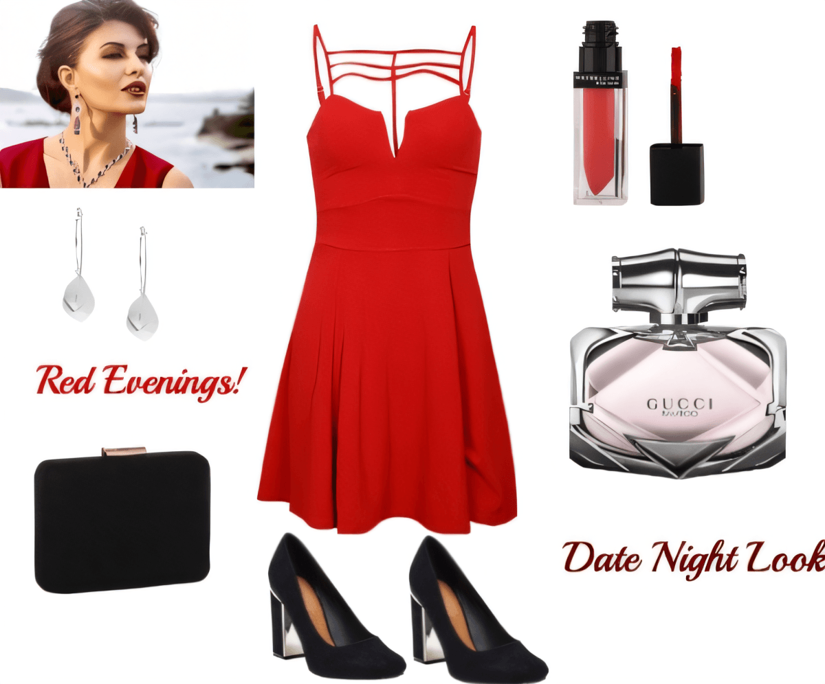 Lady in Red: A Romantic Evening Enchantment Lady in Red: A Romantic Evening Enchantment by Laxmi