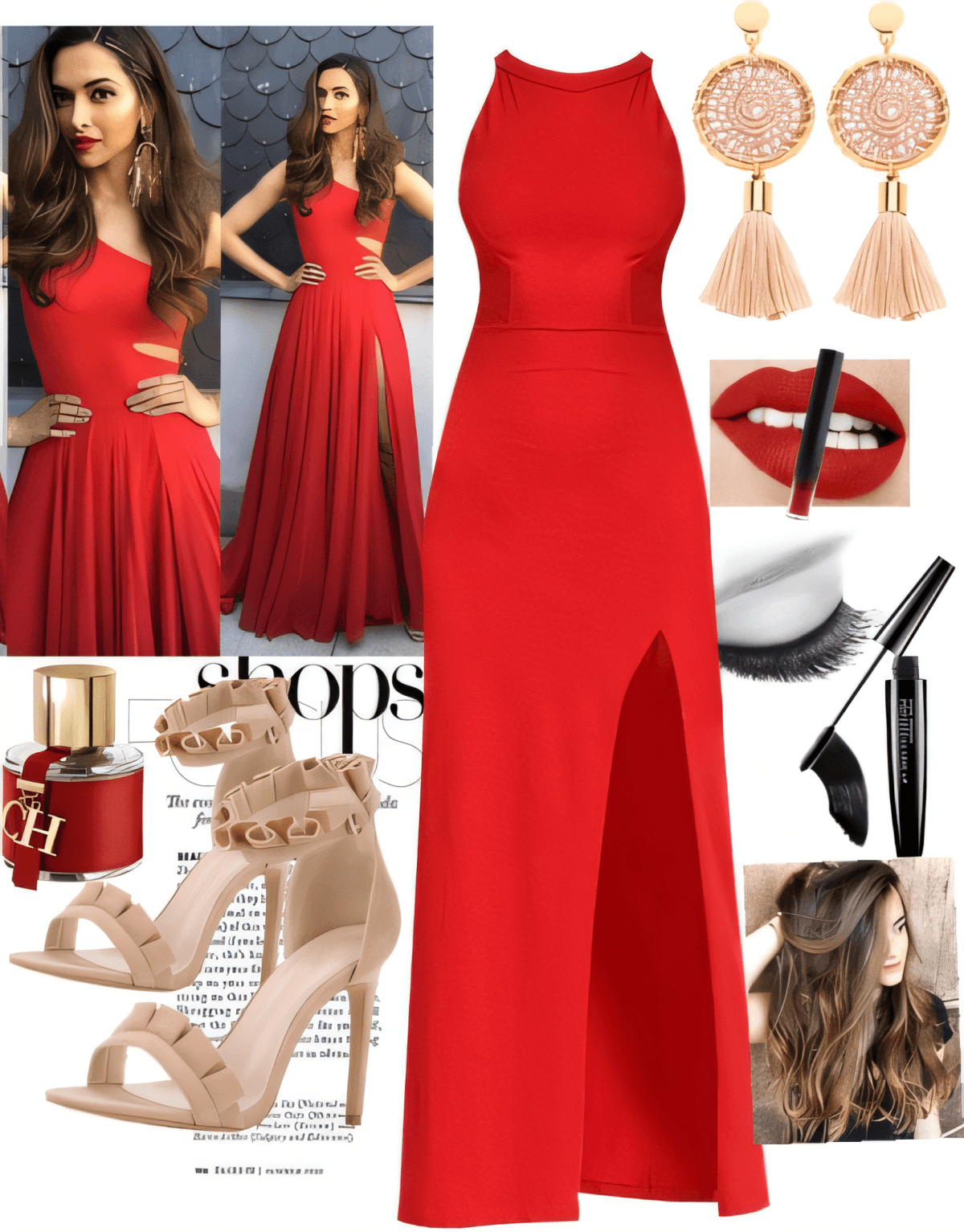 Red Carpet Ready: Striking Scarlet Evening Elegance by Jill Patel