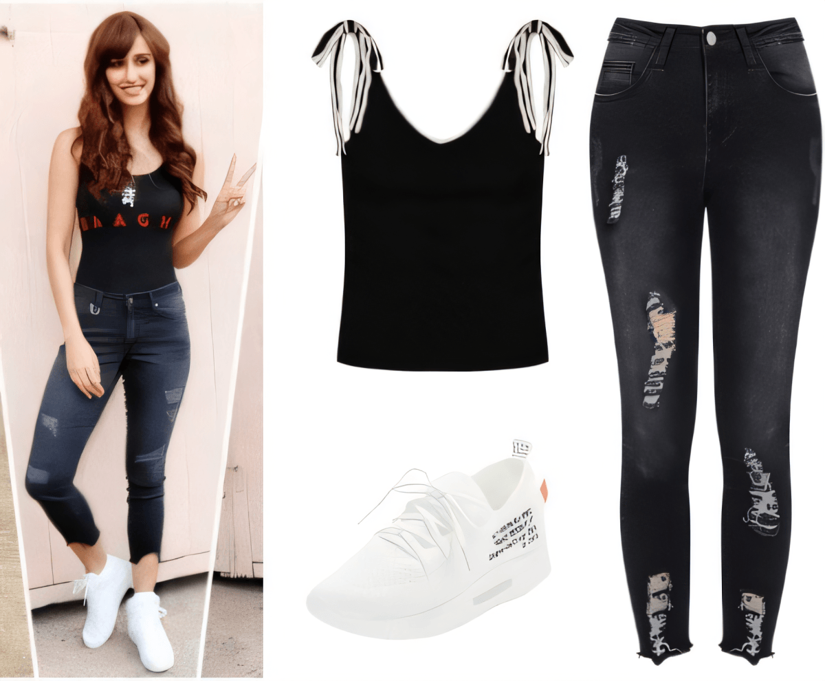 Urban Edge Comfort: The Black & Denim Dream Ensemble Urban Edge Comfort: The Black & Denim Dream Ensemble by neeti