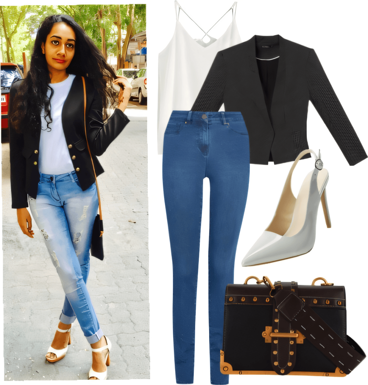 Urban Sophisticate: The Classic Blazer & Denim Power Play by Miloni Jhaveri