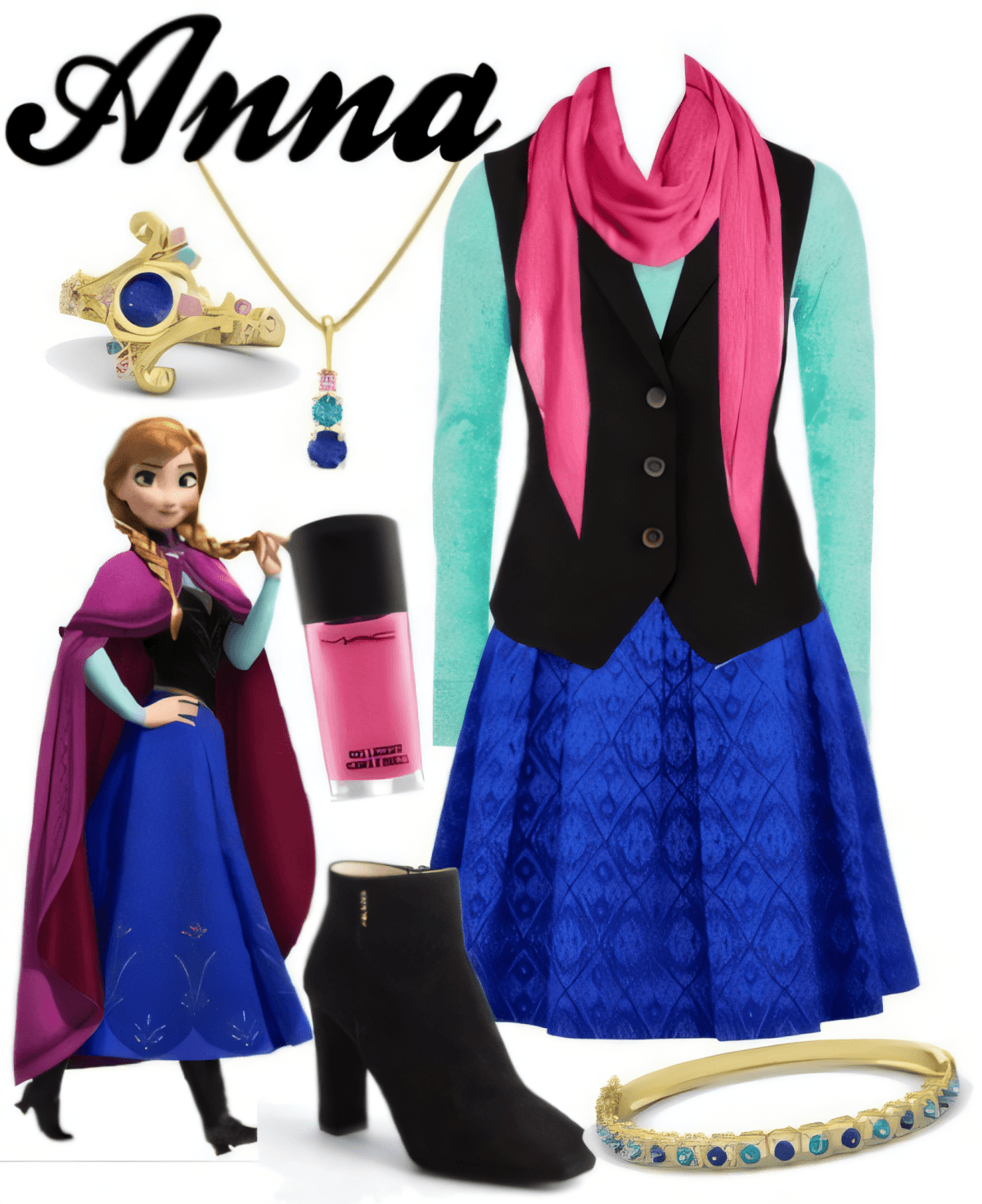 Frozen-Inspired Winter Wonderland Elegance by Harpreet kaur