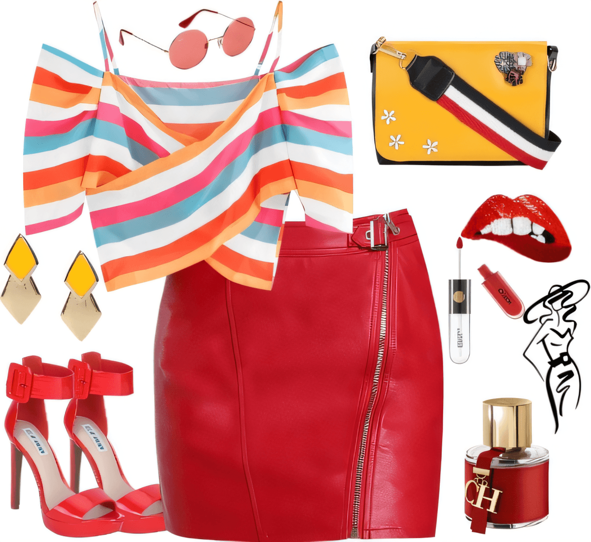 Bold & Beautiful: Retro Glam Meets Modern Edge by Pragya Sharma