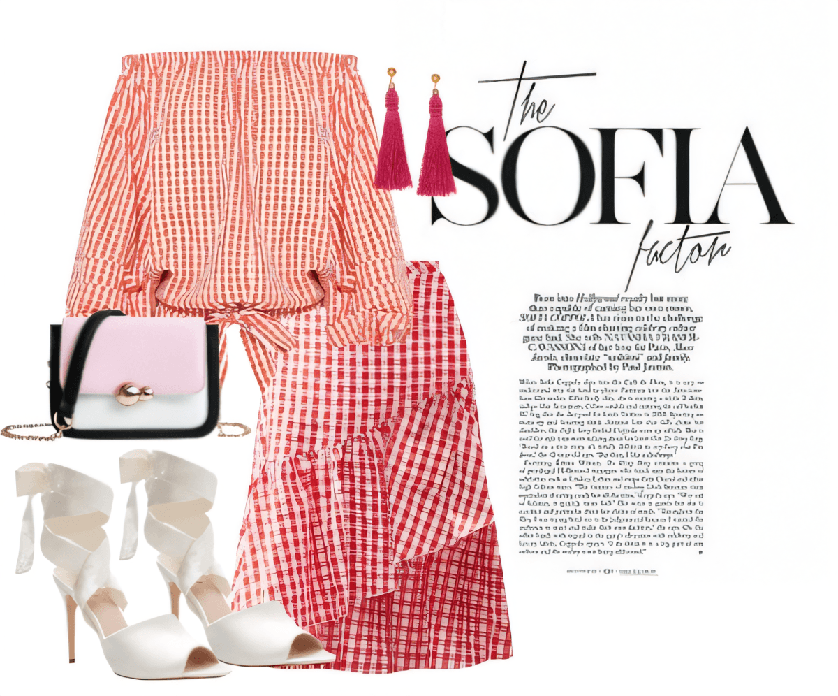 Gingham Glory: A Red-and-White Romance by Pragya Sharma