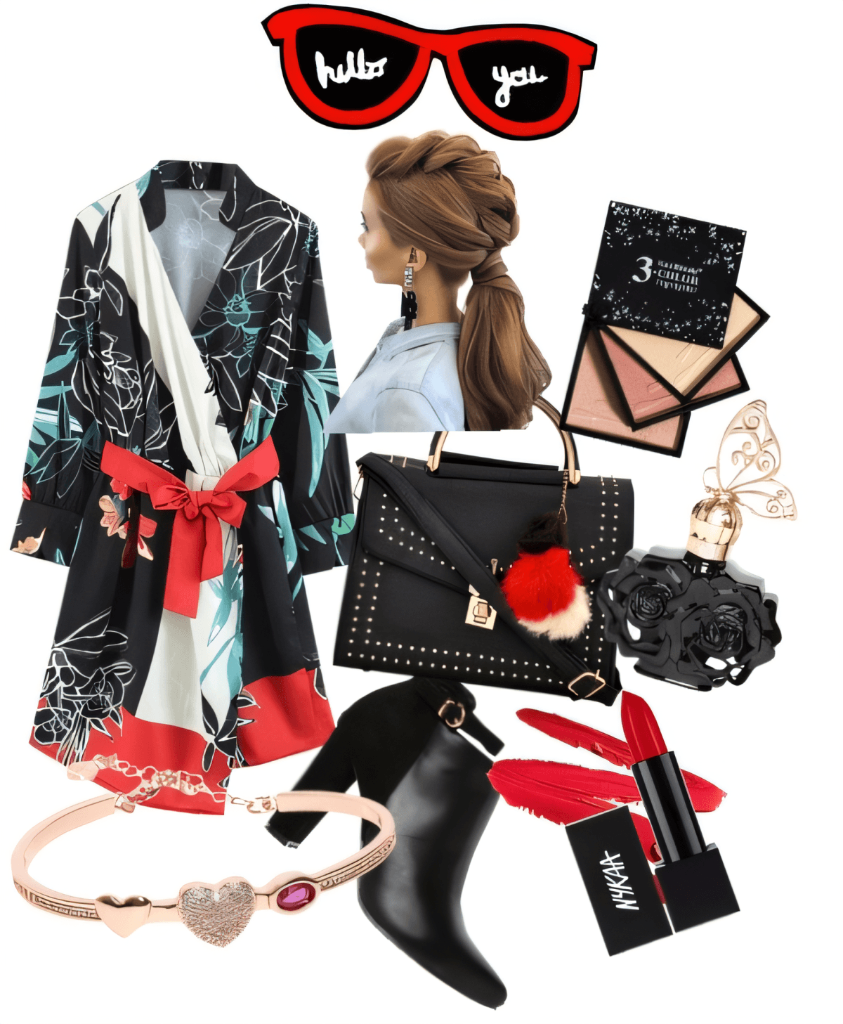 Midnight Garden Glamour: A Bold & Beautiful Statement by Miloni Jhaveri