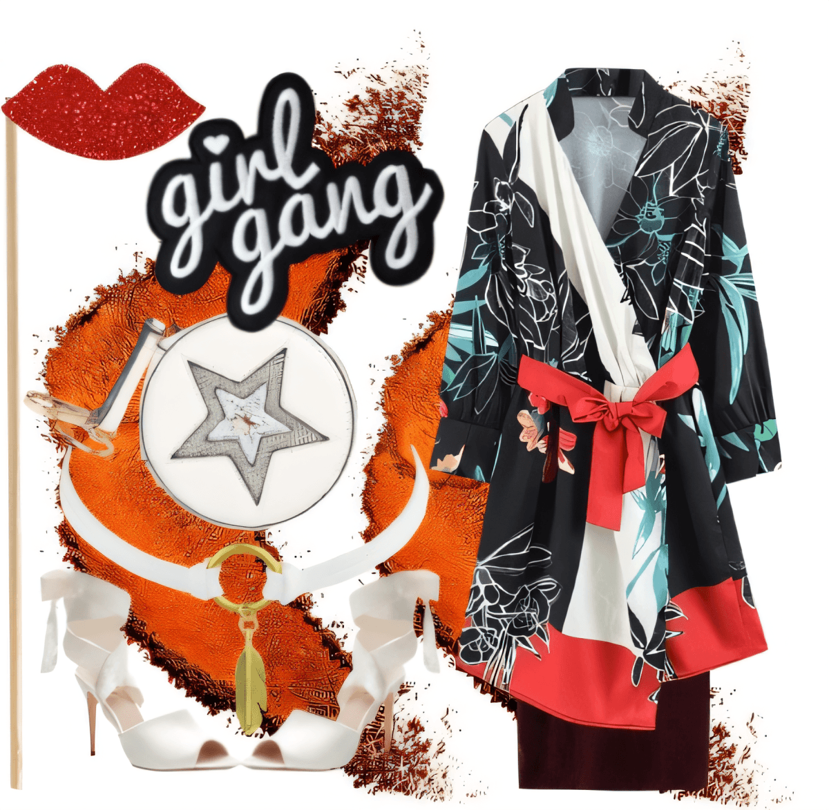 Girl Gang Glamour: Floral Drama with a Crimson Twist by Tupur Malhotra