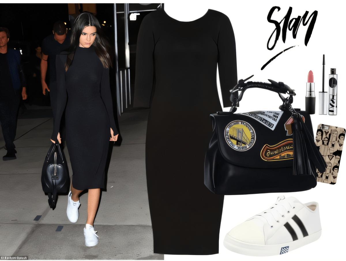 The Elevated Comfort: Black Bodycon Meets Sporty Chic The Elevated Comfort: Black Bodycon Meets Sporty Chic by Archika Popli