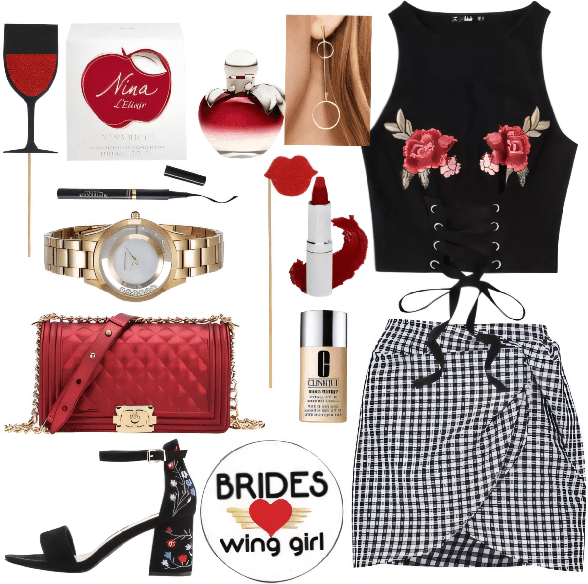 Red Romance Meets Urban Edge: The Wing Girl's Power Look by Cheryl Dsouza