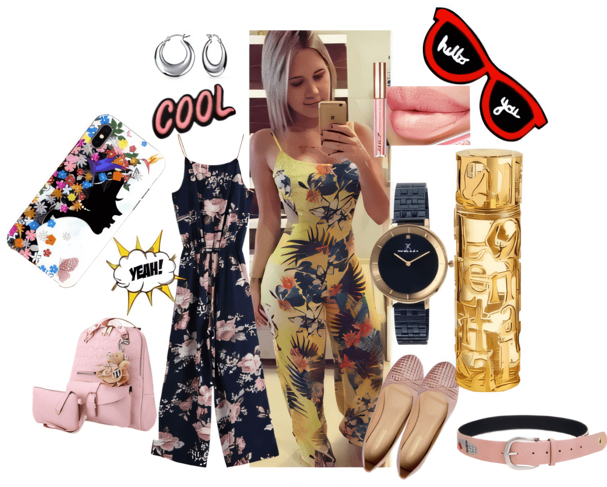 Blooming Paradise: Floral Romance Meets Urban Chic by vinisha
