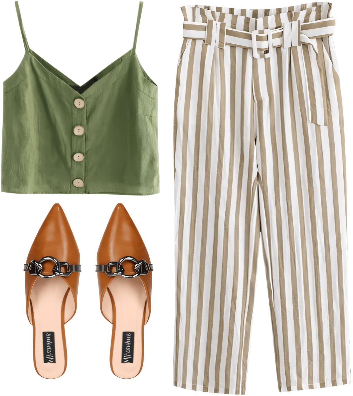 Tuscan Summer Soirée: Olive & Stripes Elegance Tuscan Summer Soirée: Olive & Stripes Elegance by Miloni Jhaveri