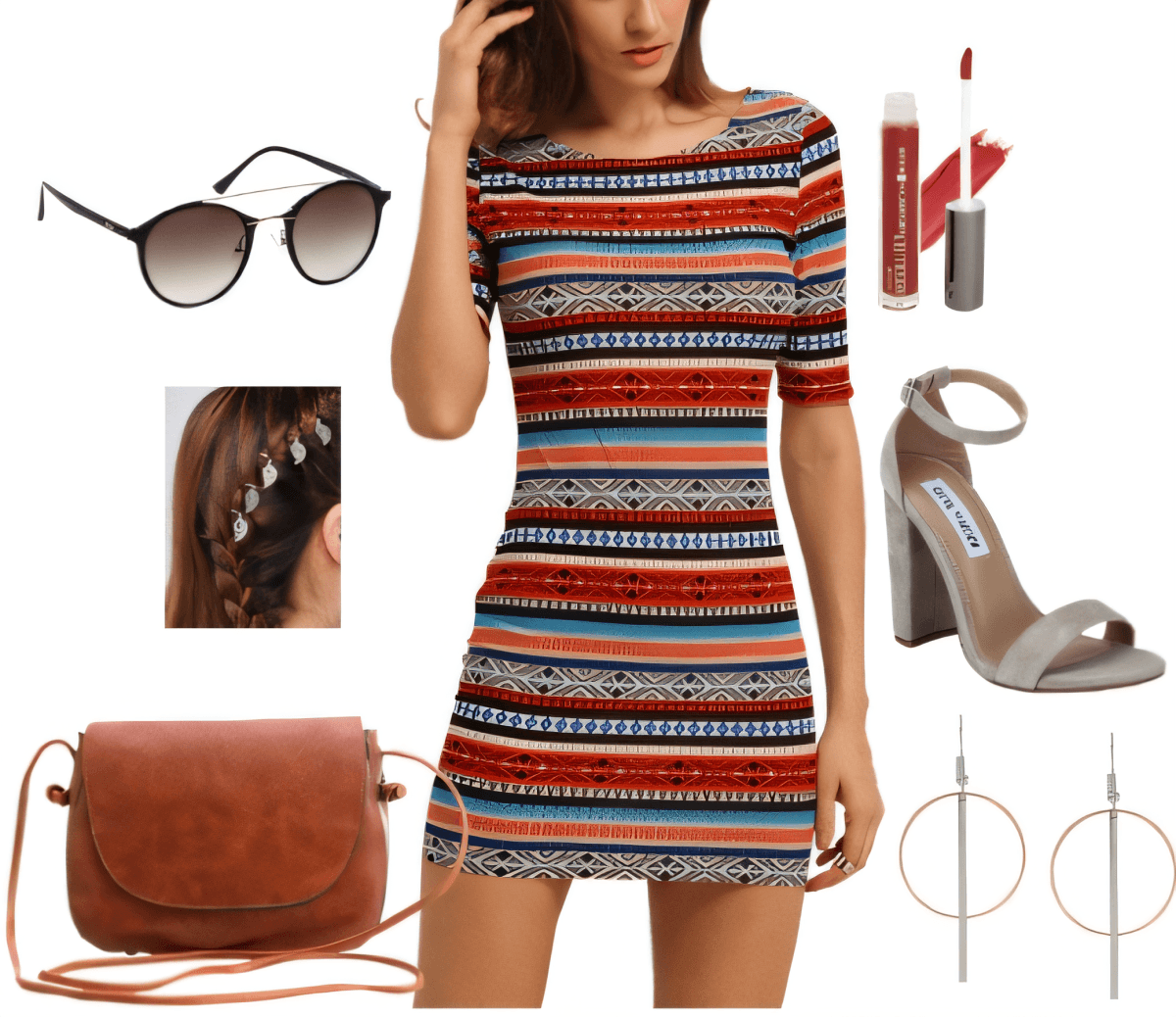 Boho Chic Meets Urban Edge: The Perfect Striped Mini Moment Boho Chic Meets Urban Edge: The Perfect Striped Mini Moment by Rubina Shaikh