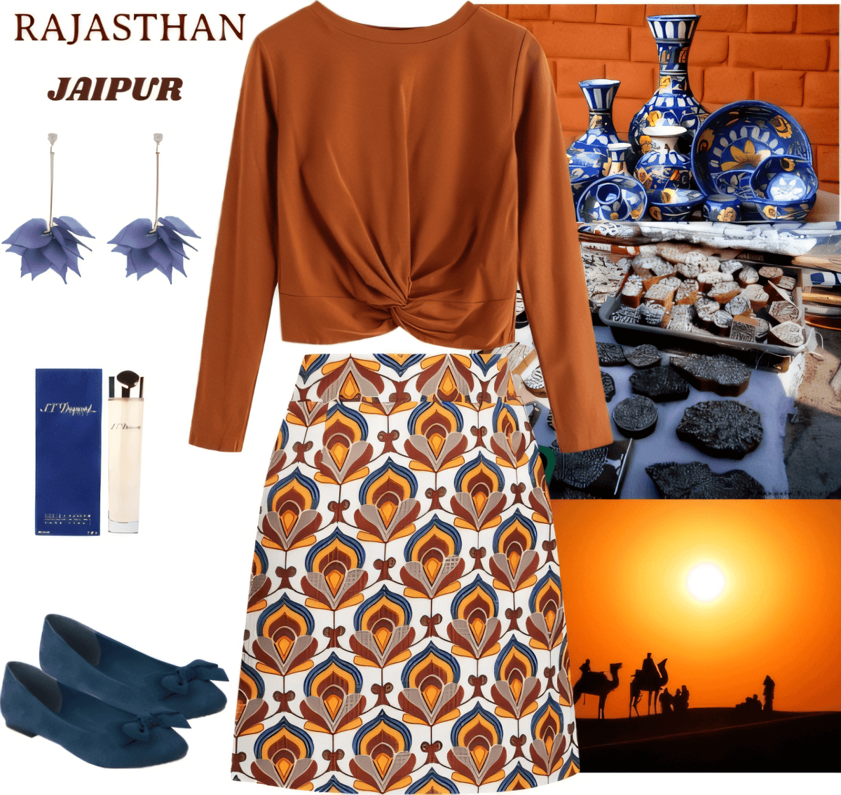 Jaipur Sunset Soirée: A Rajasthani-Inspired Modern Romance by Somya