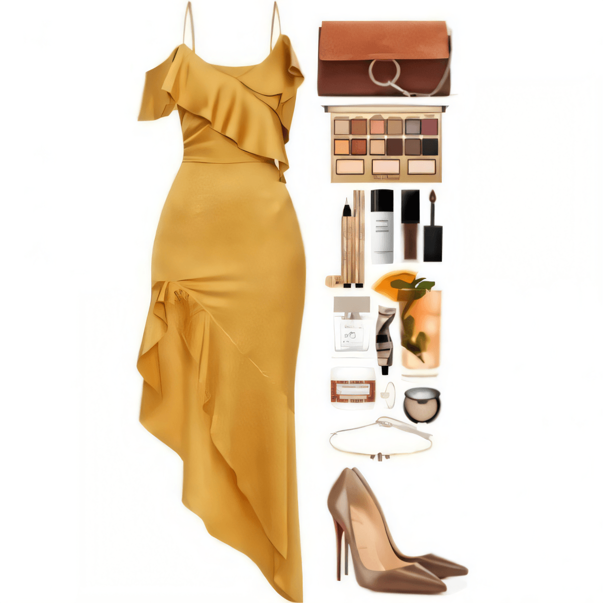 Golden Hour Goddess: Asymmetric Elegance Meets Modern Romance by Harpreet kaur