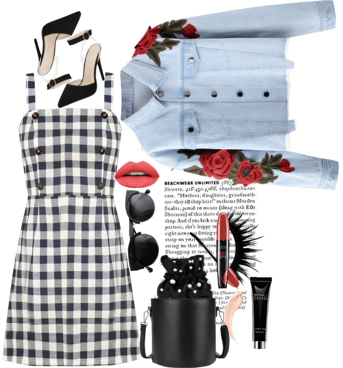 Vintage Vibes Meet Modern Grace: The Gingham Goddess Ensemble by Archika Popli