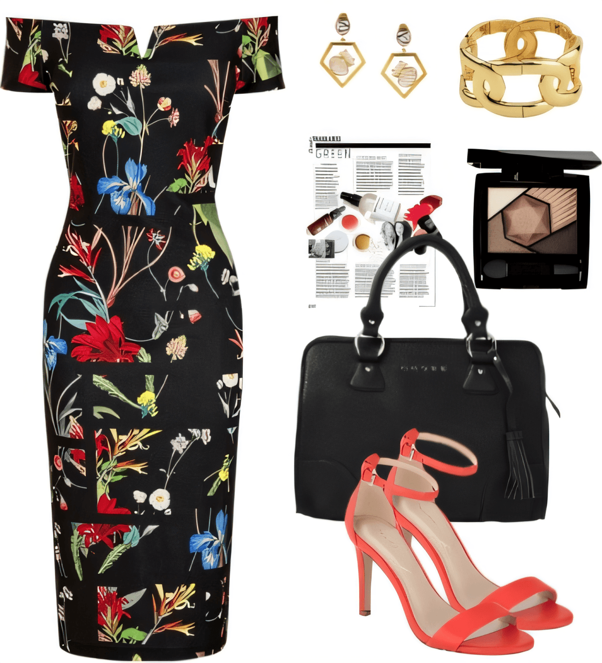 Garden Soirée Glamour: Floral Drama Meets Modern Edge by Rubina Shaikh