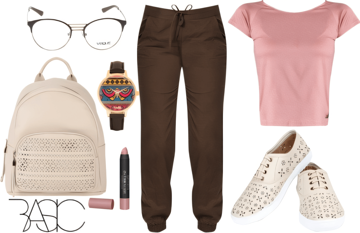 Rosy Academic Comfort: A Polished Yet Relaxed Daily Ensemble Rosy Academic Comfort: A Polished Yet Relaxed Daily Ensemble by Archika Popli