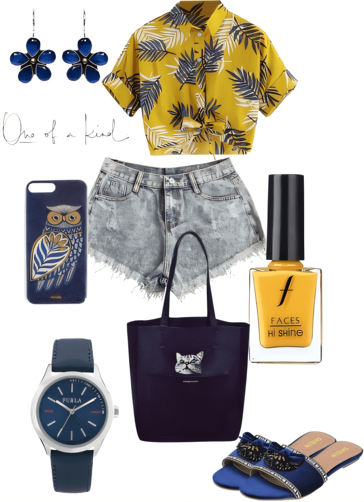 Tropical Breeze Blues & Yellows: Urban Safari Chic by Divisha Mall