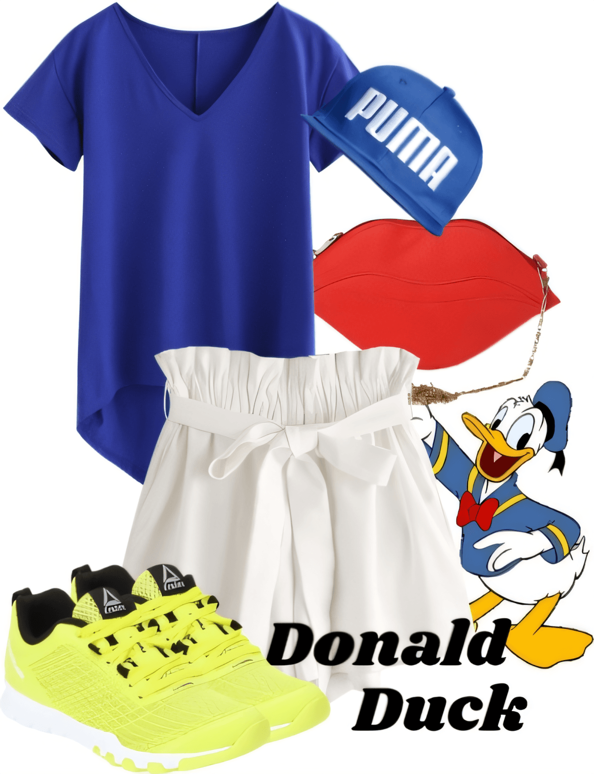 Donald Duck Goes Downtown: Sporty-Chic with a Disney Twist by DEEPIKA