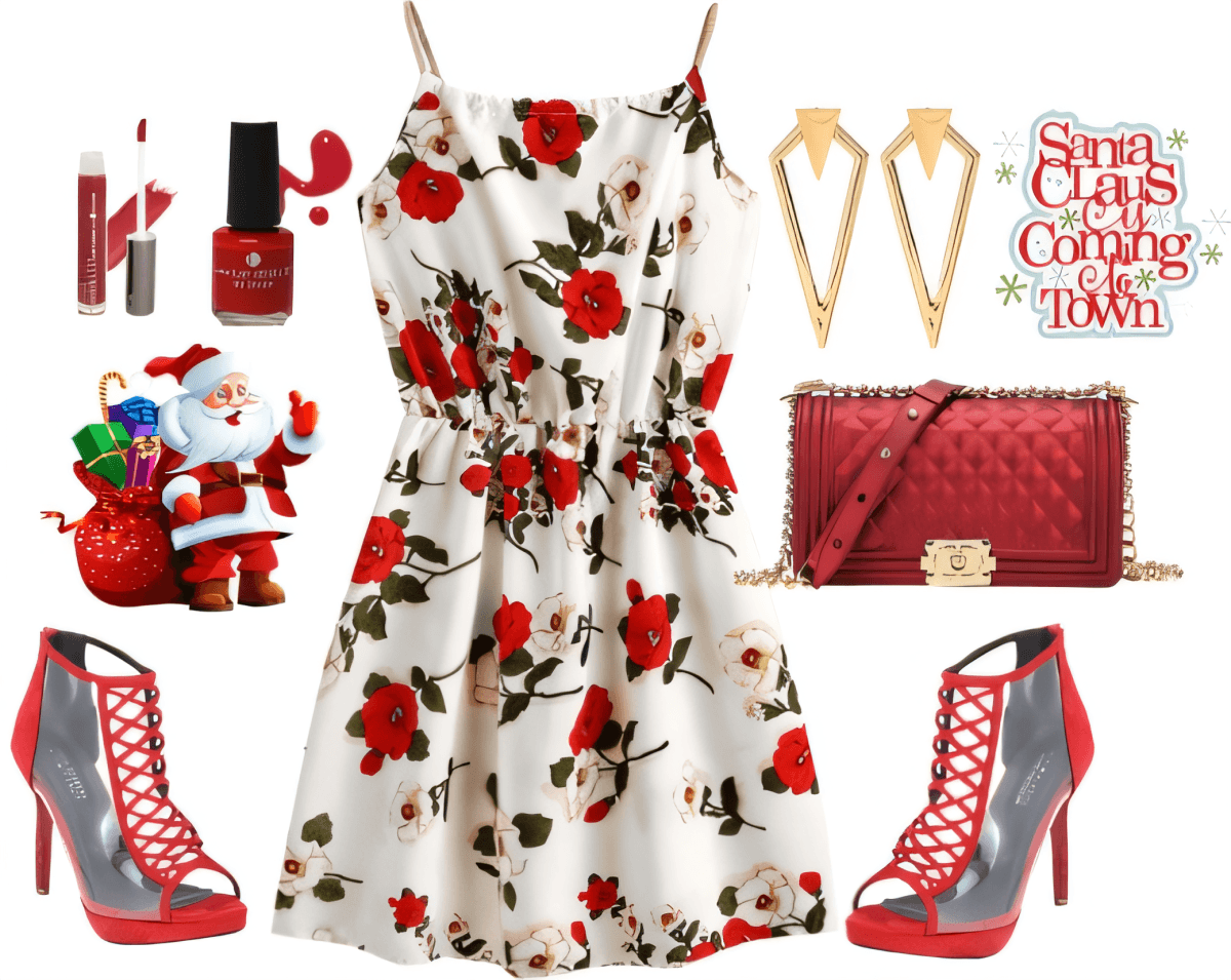 Holiday Romance: Red Roses & Festive Glamour by Rubina Shaikh