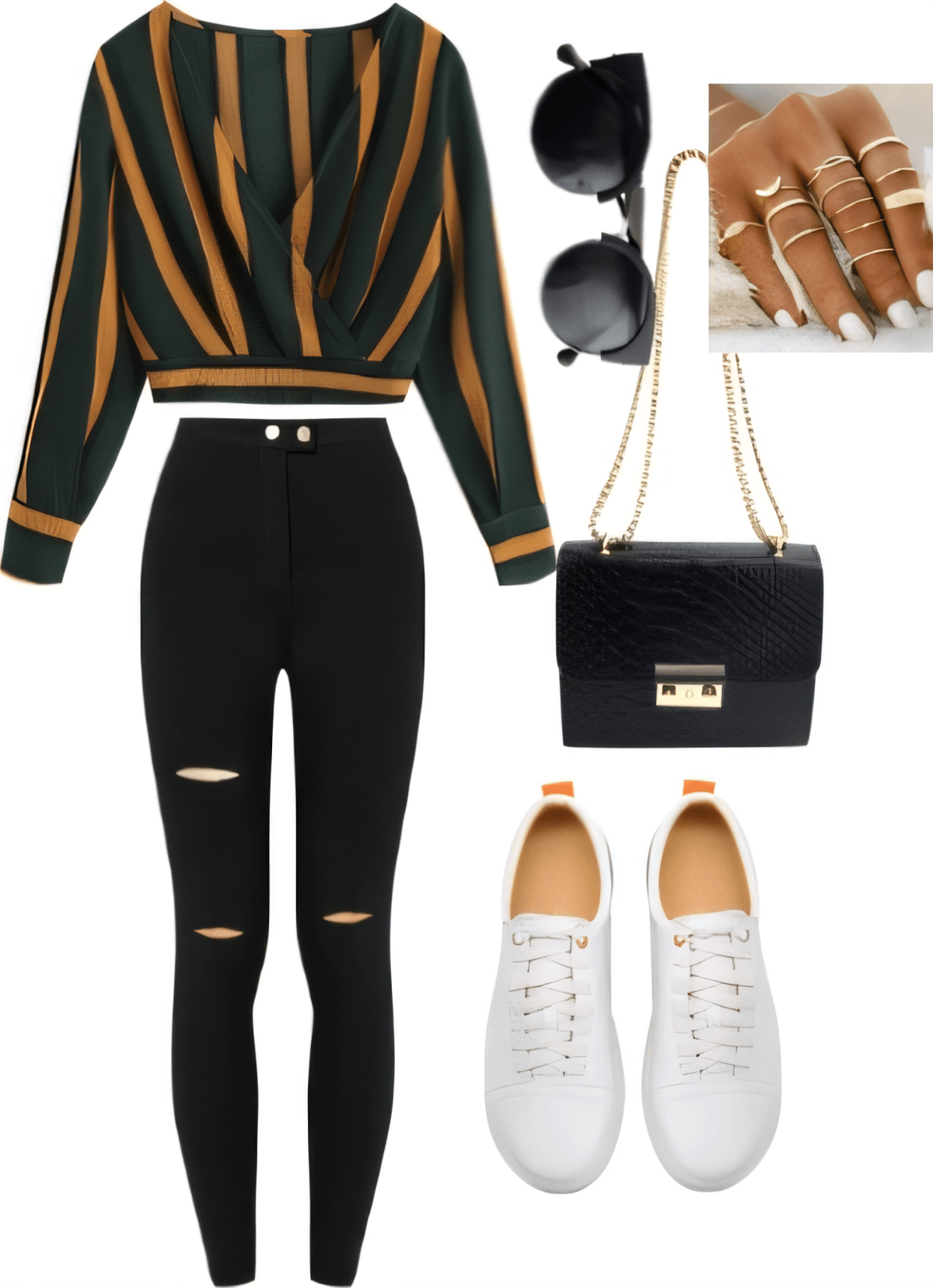 Urban Chic Meets Comfort: The Striped Statement by nisha