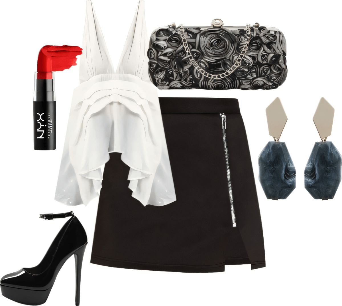 Modern Monochrome Maven: The High-Drama Evening Edit Modern Monochrome Maven: The High-Drama Evening Edit by Sneha Mudigonda
