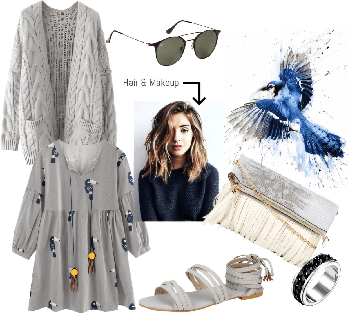 Bohemian Blue Jay: Urban Comfort Meets Artistic Flair by Akancha Jain