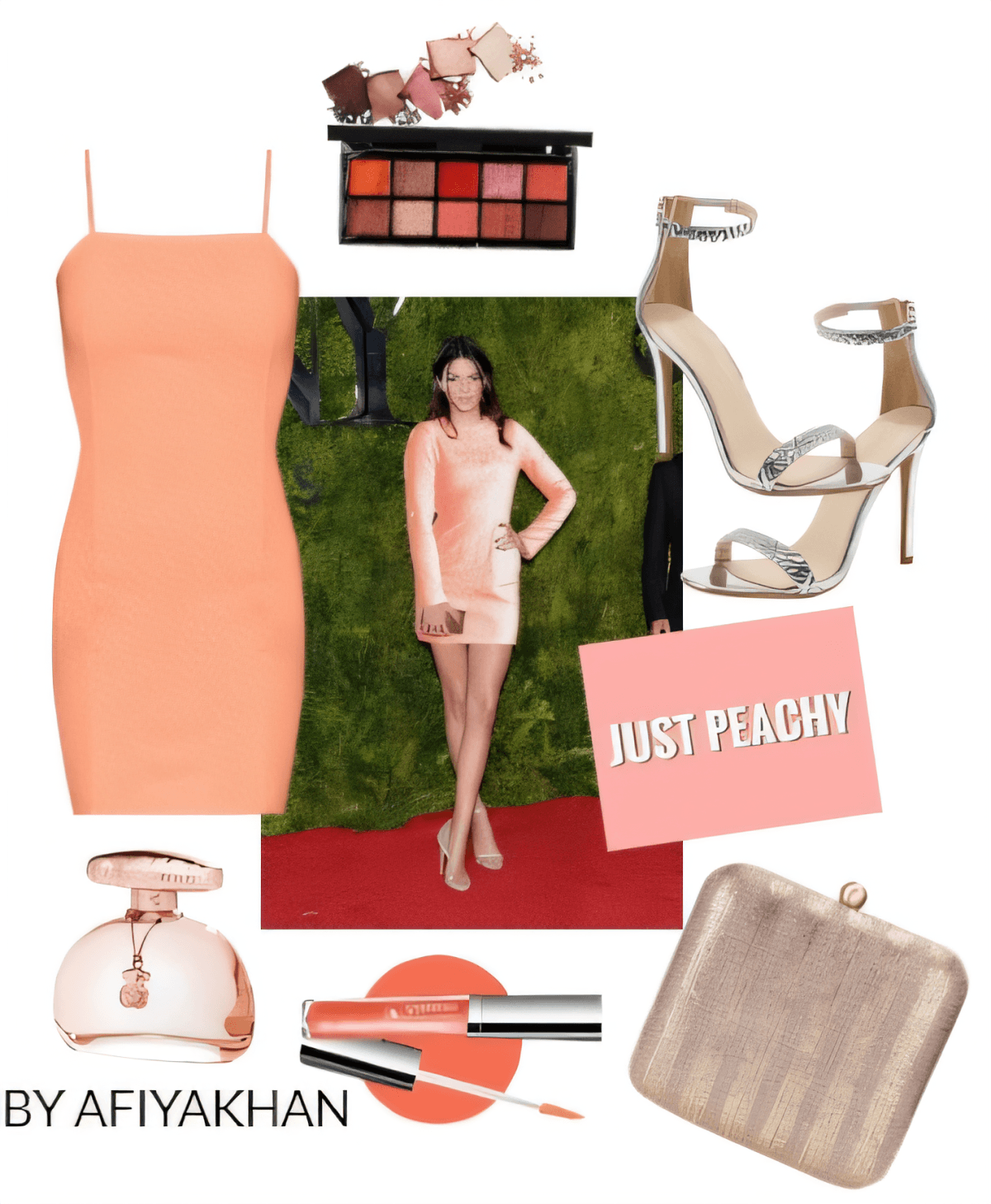 Peachy Paradise: A Sophisticated Summer Soirée Look by Afiya Khan