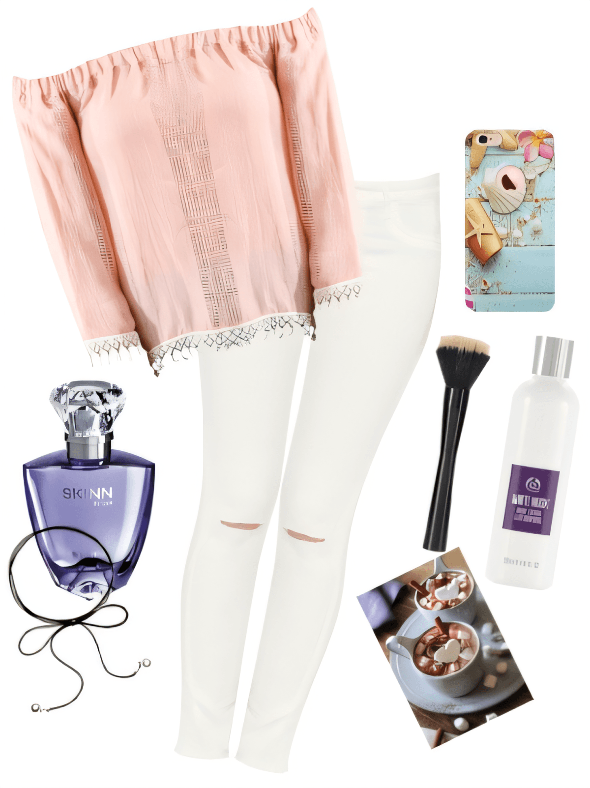 Sweet Serenity: Blush & White Dreams by Rubina Shaikh