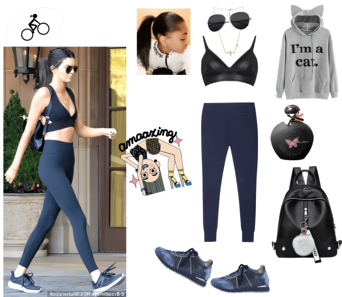 Urban Cat Lady Chic: Athleisure Meets Feline Flair by Poonam Popli