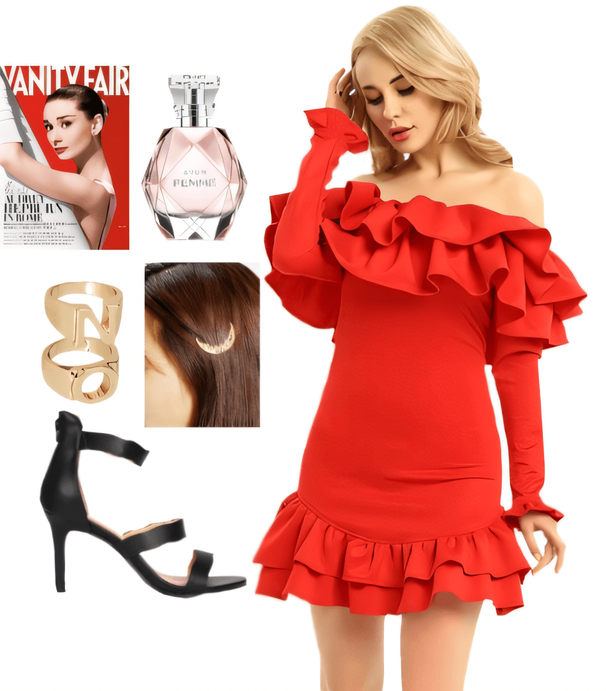 Lady in Red: Romantic Ruffles & Modern Drama by Rubina Shaikh
