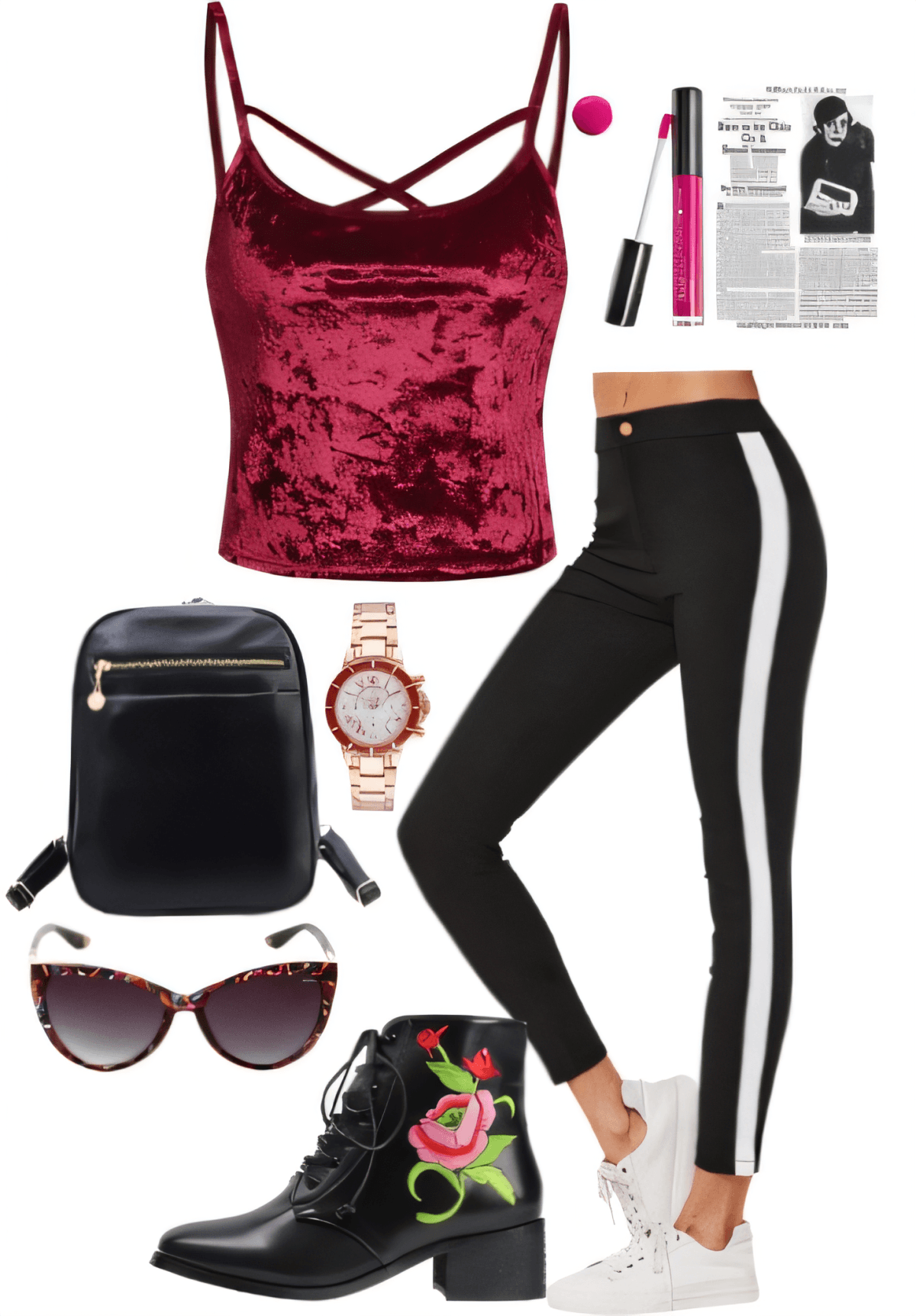 Velvet Vibes & Urban Edge: The Perfect Day-to-Night Ensemble by Rubina Shaikh