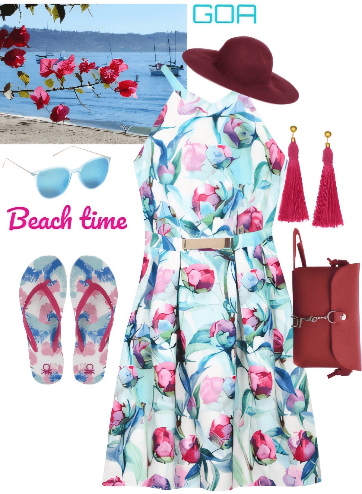 Blissful Bougainvillea Beach Escape Blissful Bougainvillea Beach Escape by Nidhi Batavia
