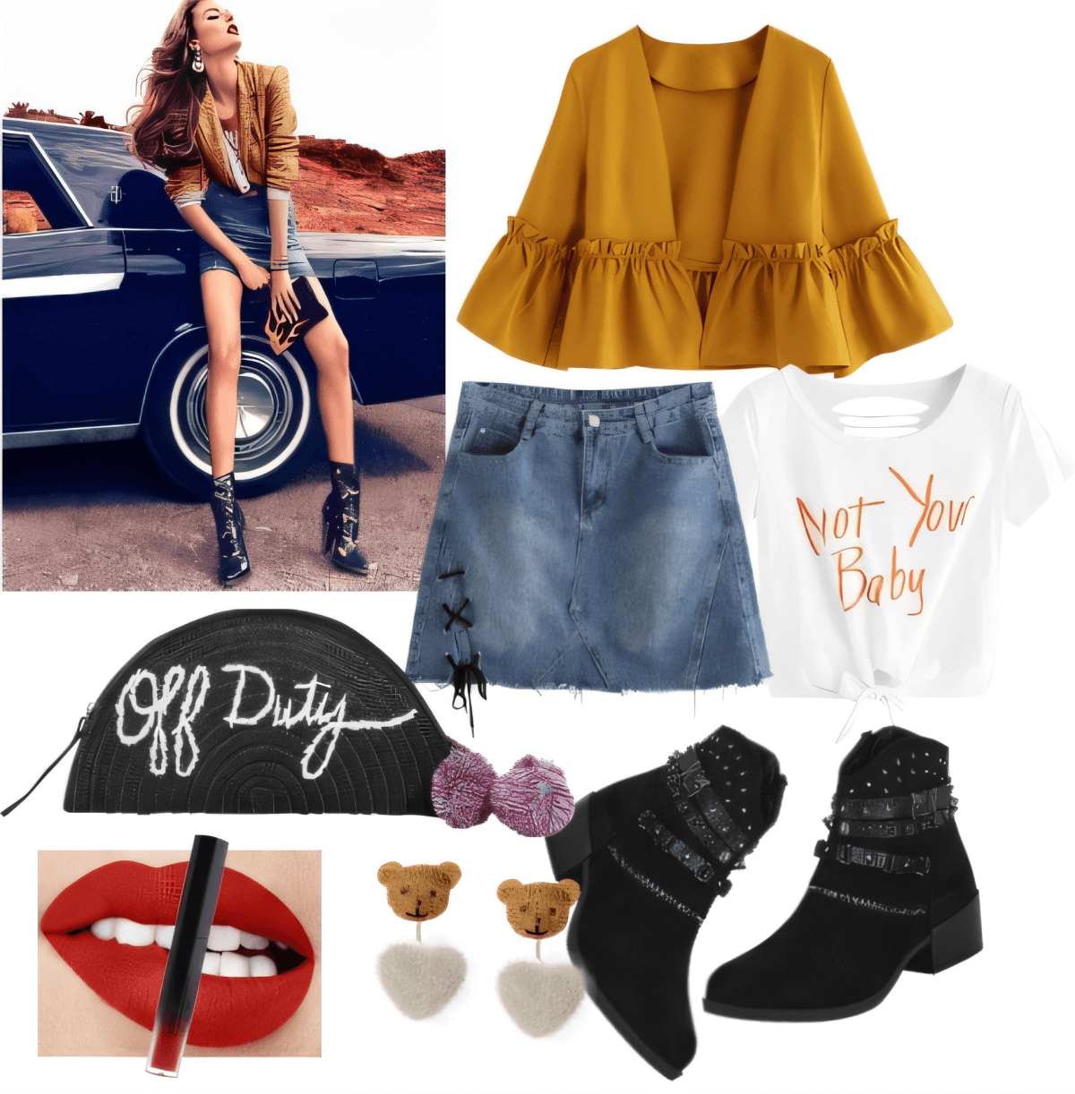 Rebellious Romance: Urban Edge Meets Golden Hour Glamour Rebellious Romance: Urban Edge Meets Golden Hour Glamour by neeti