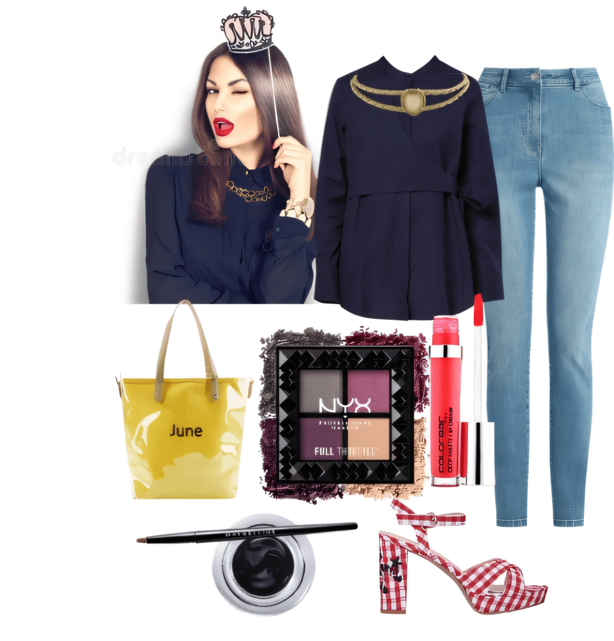 Navy Elegance Meets Urban Chic: The Royal Treatment Navy Elegance Meets Urban Chic: The Royal Treatment by isha