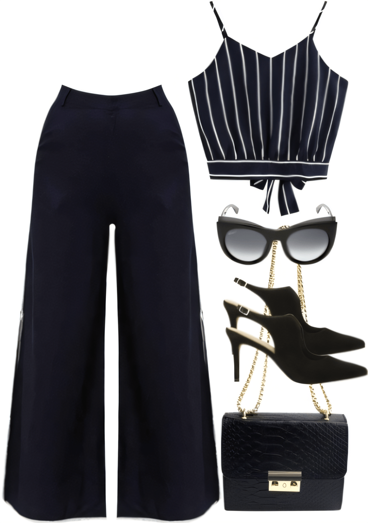 Midnight Sophistication: Urban Chic Palazzo Power Midnight Sophistication: Urban Chic Palazzo Power by Divya Rachel Daniel