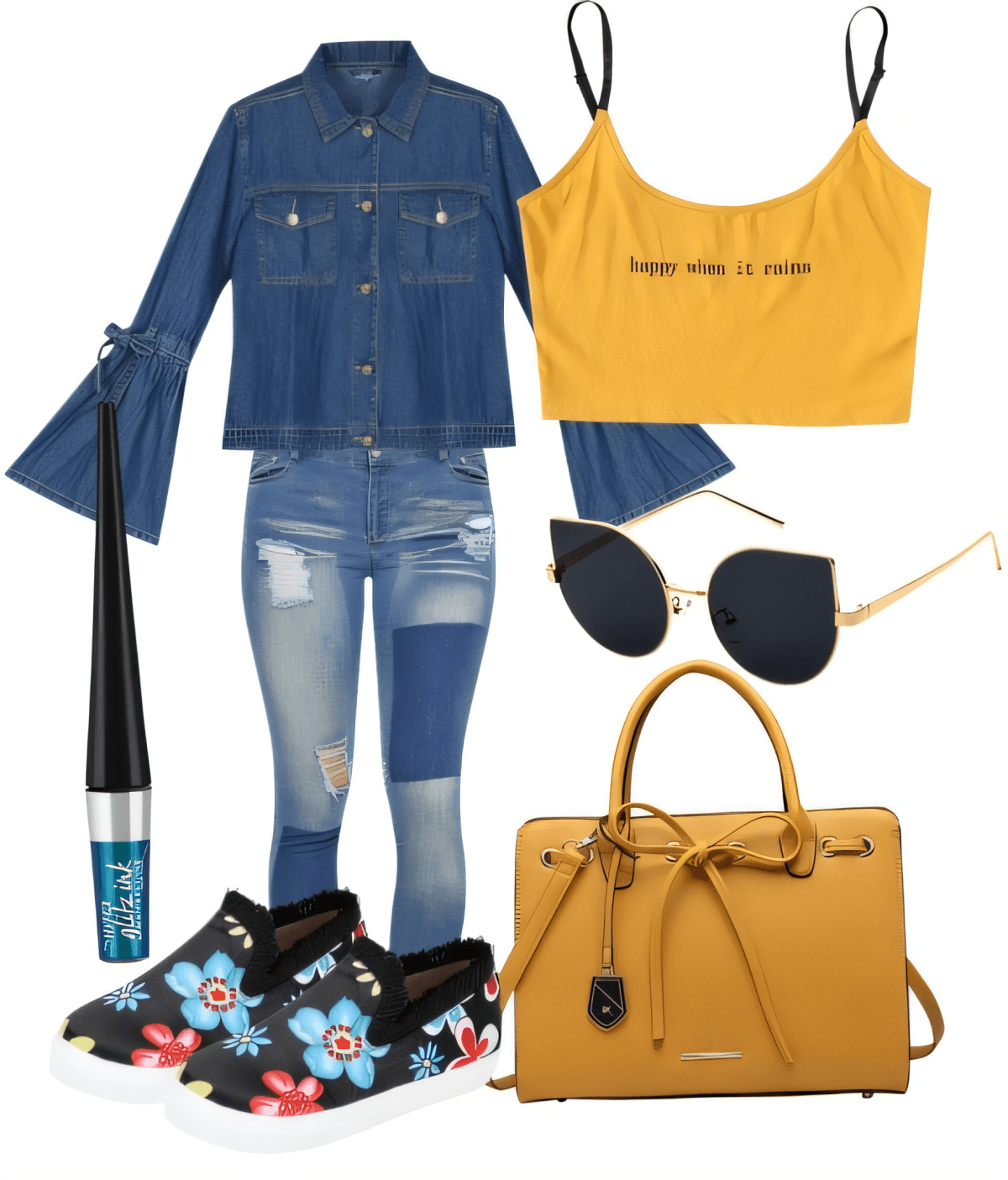 Sunny Denim Dreams: A Perfect Blend of Casual Cool & Golden Charm Sunny Denim Dreams: A Perfect Blend of Casual Cool & Golden Charm by Kriti garg