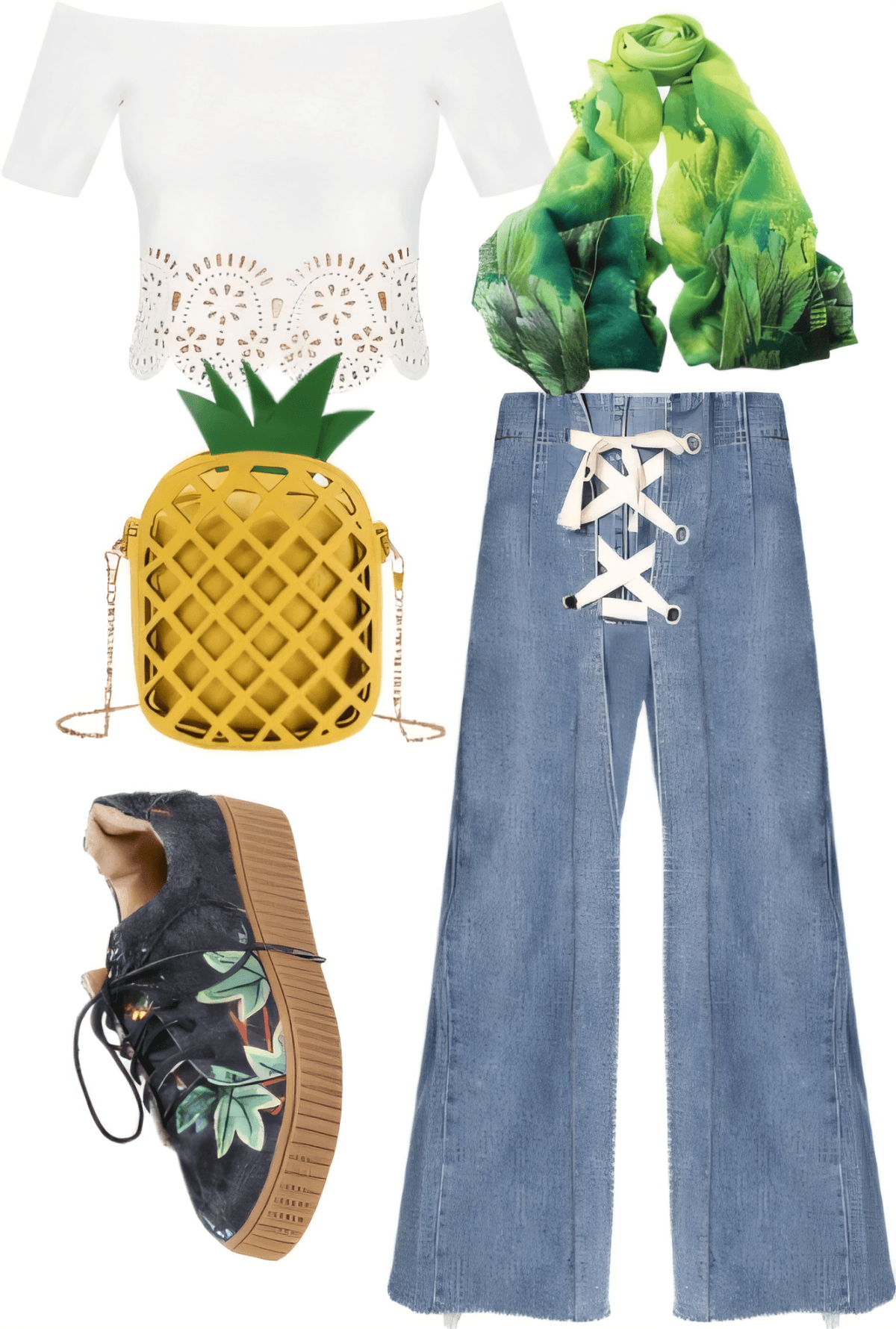 Tropical Paradise Meets Street Style: The Pineapple Punch Edit by Miloni Jhaveri
