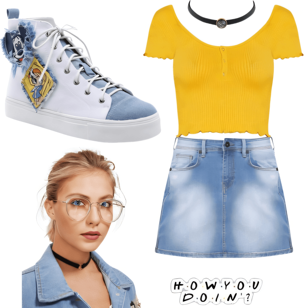 Friends-Inspired Y2K Prep School Cool by Sana Jhnvi