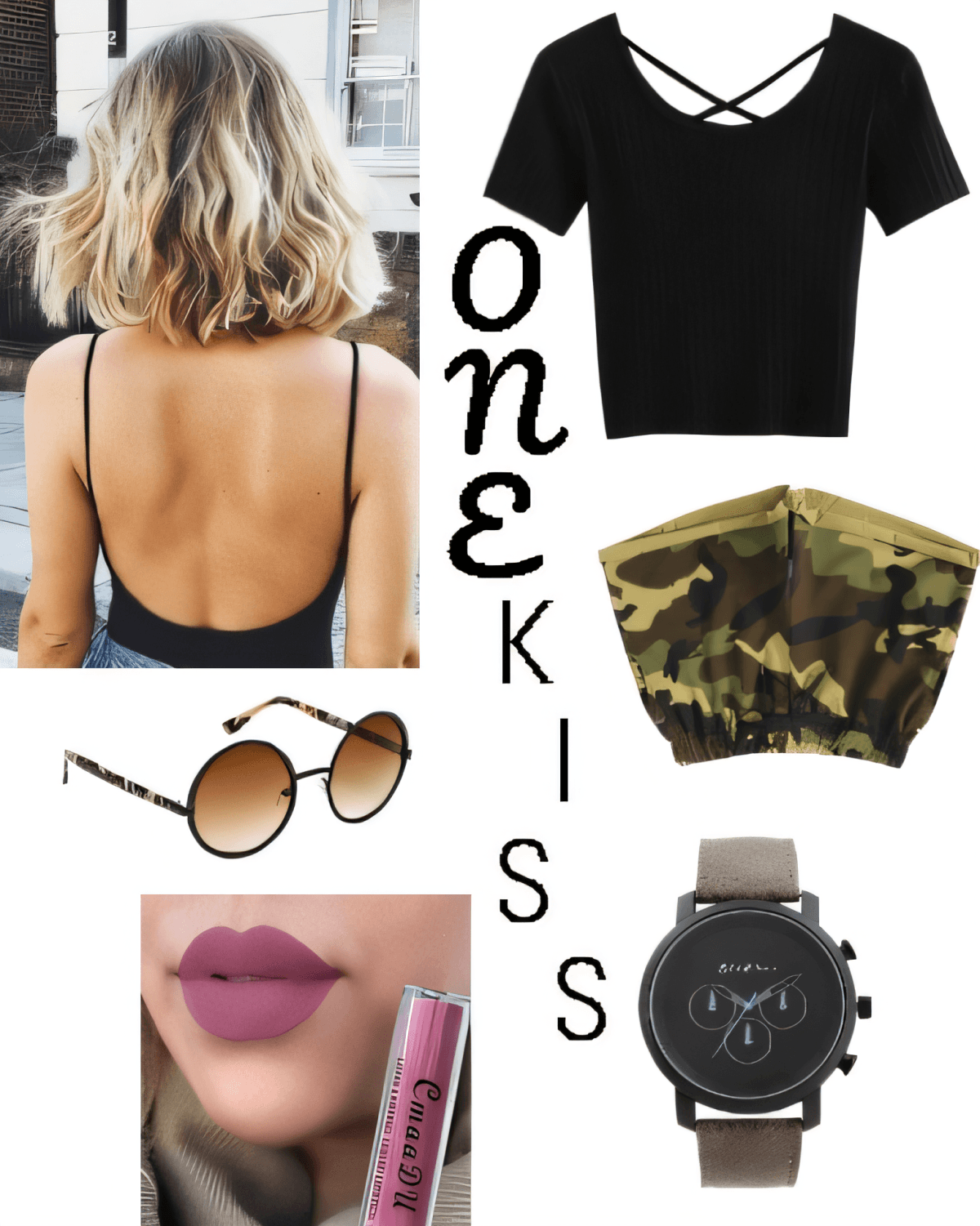Urban Explorer: Edgy Camo Chic with a Touch of Romance by Miloni Jhaveri