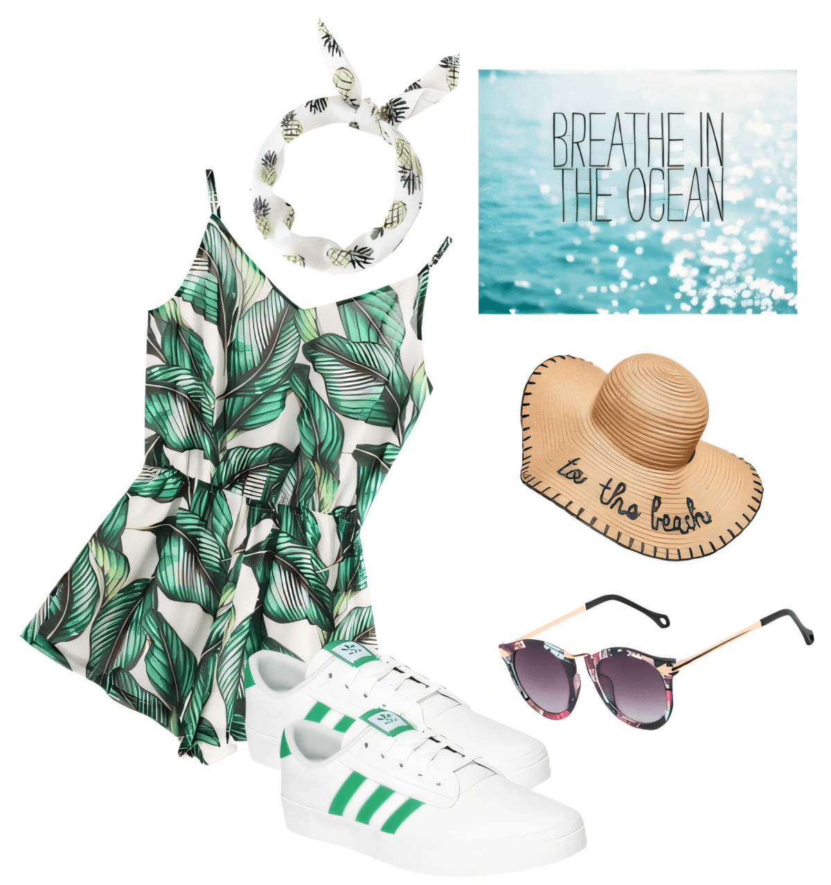 Tropical Paradise: Beach-Ready Botanical Glam by Urvashi modi