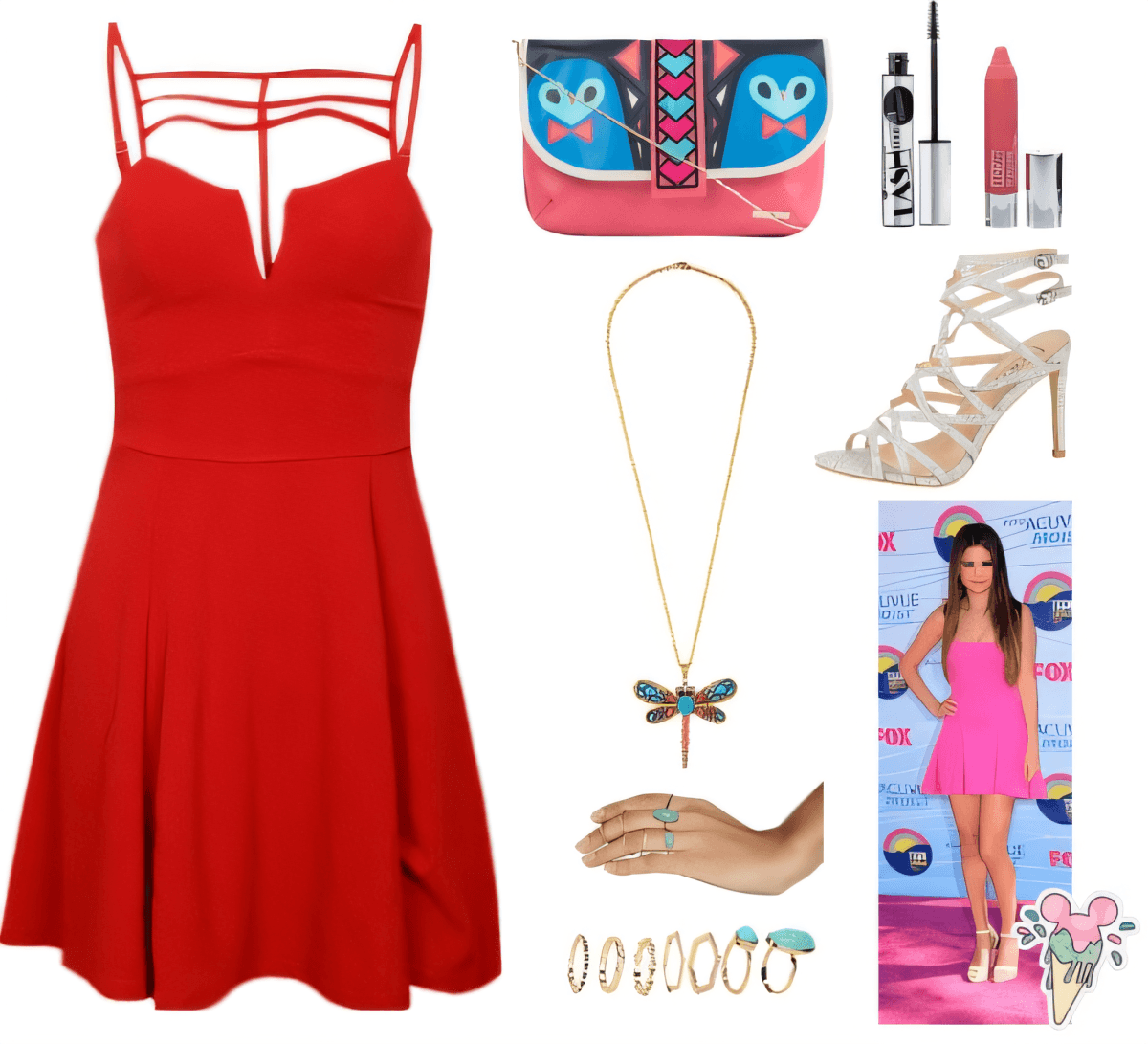 Red Hot Romantic: A Flirty & Fierce Summer Soirée Look by Talya Verma