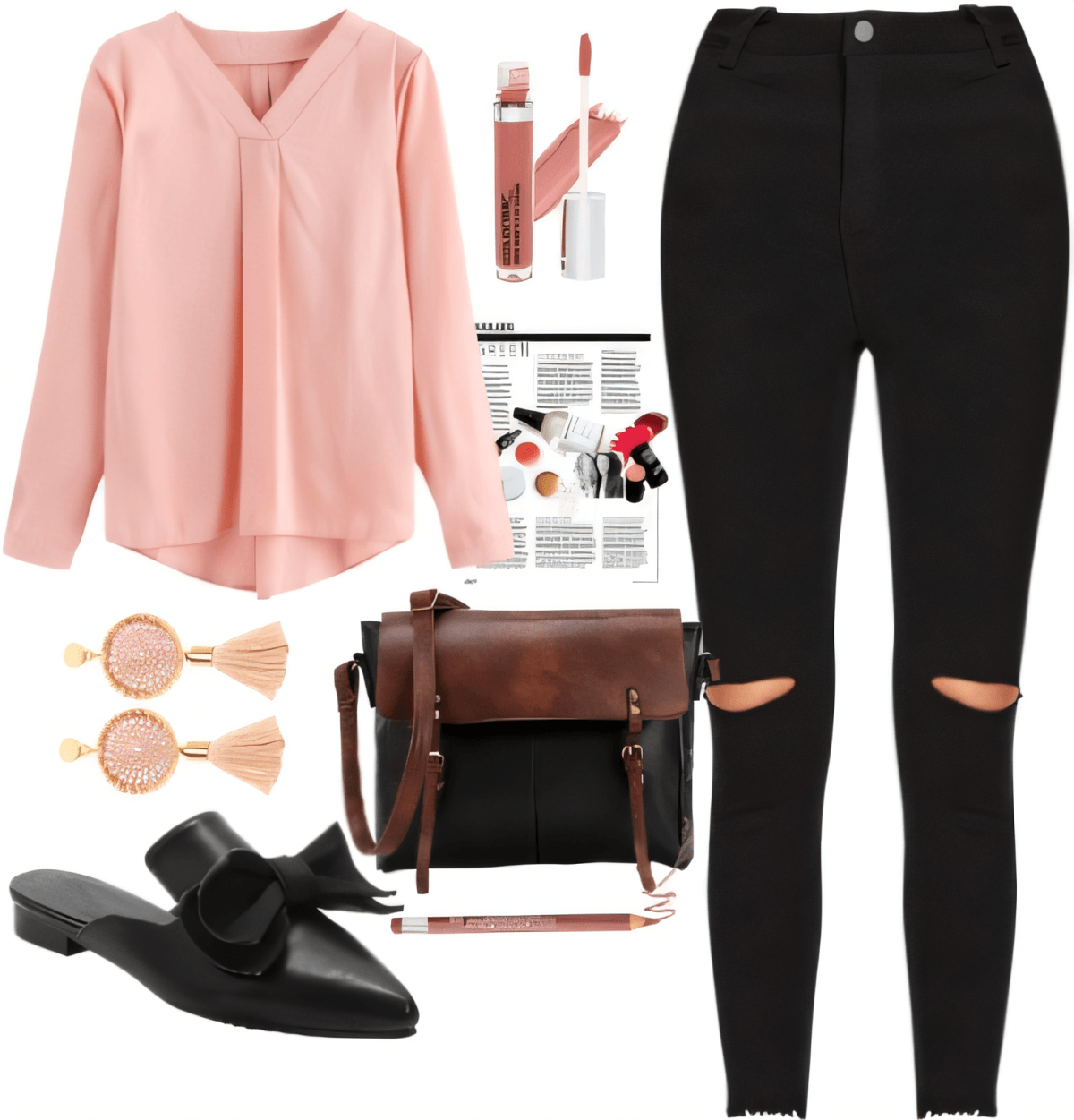 Blush & Black: Modern Professional with an Edge by kritika