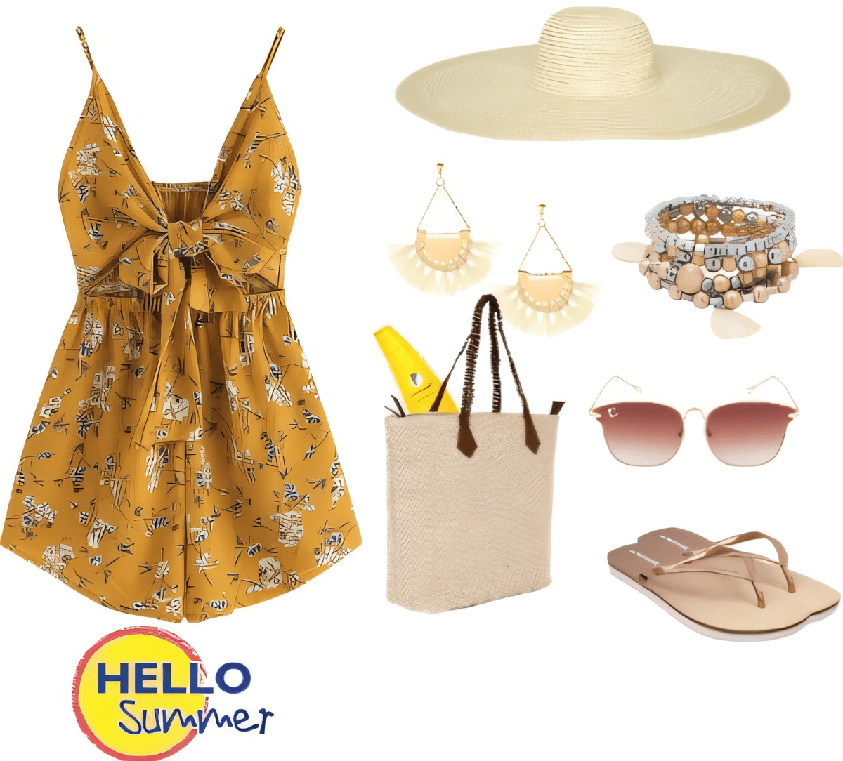 Golden Hour Goddess: Your Perfect Summer Escape Look Golden Hour Goddess: Your Perfect Summer Escape Look by Divya Rachel Daniel
