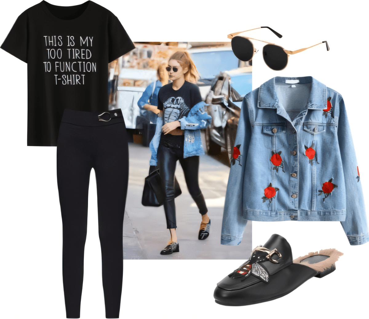 The 'Too Tired But Make It Fashion' Comfort Luxe Look by radhika