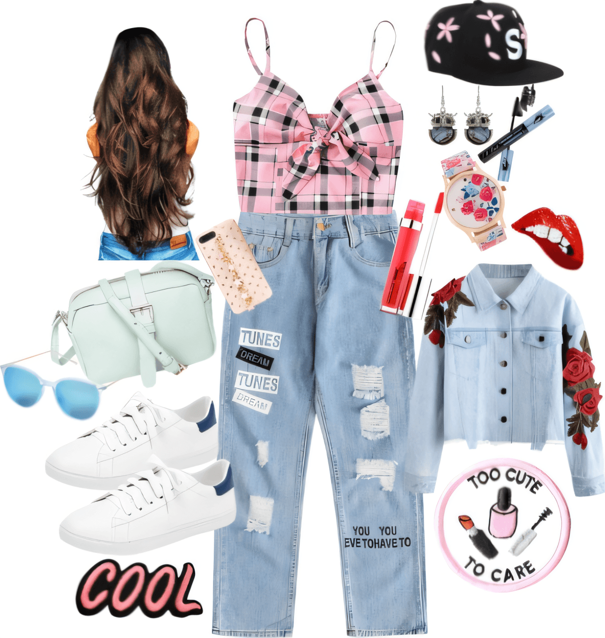 Pretty in Pink Plaid: Urban Cool Girl Summer Vibes Pretty in Pink Plaid: Urban Cool Girl Summer Vibes by Pushpinder Kaur
