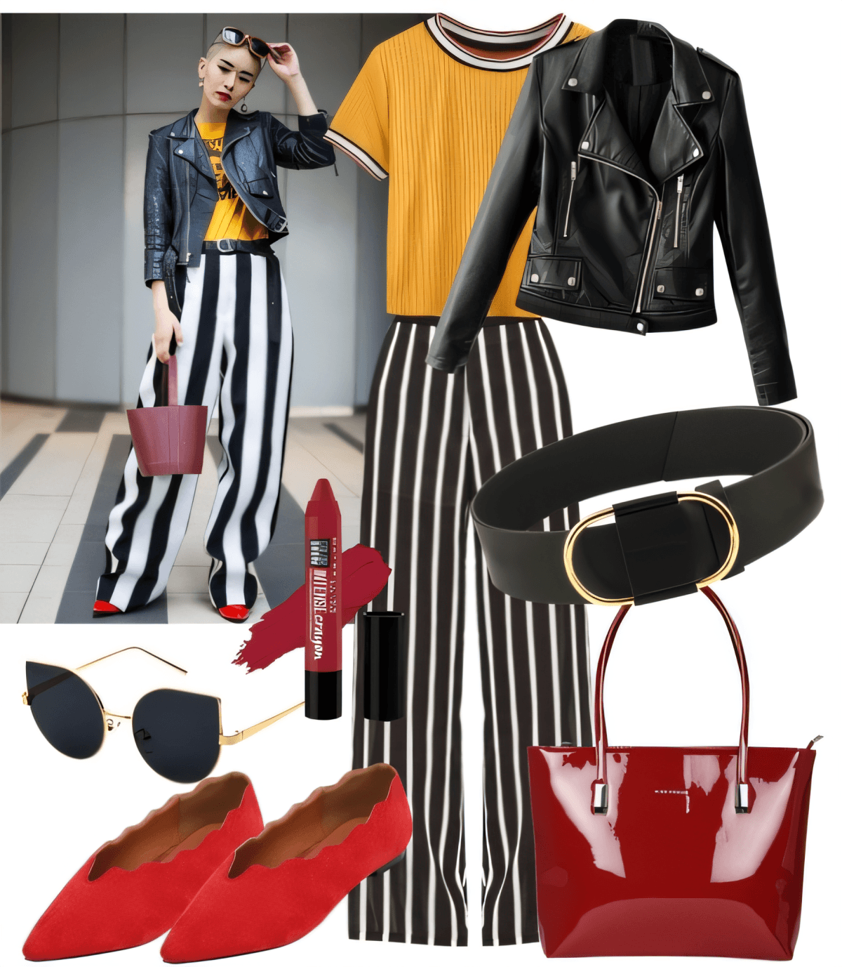 Retro Chic Meets Modern Edge: The Perfect Striped Statement Retro Chic Meets Modern Edge: The Perfect Striped Statement by Kriti garg