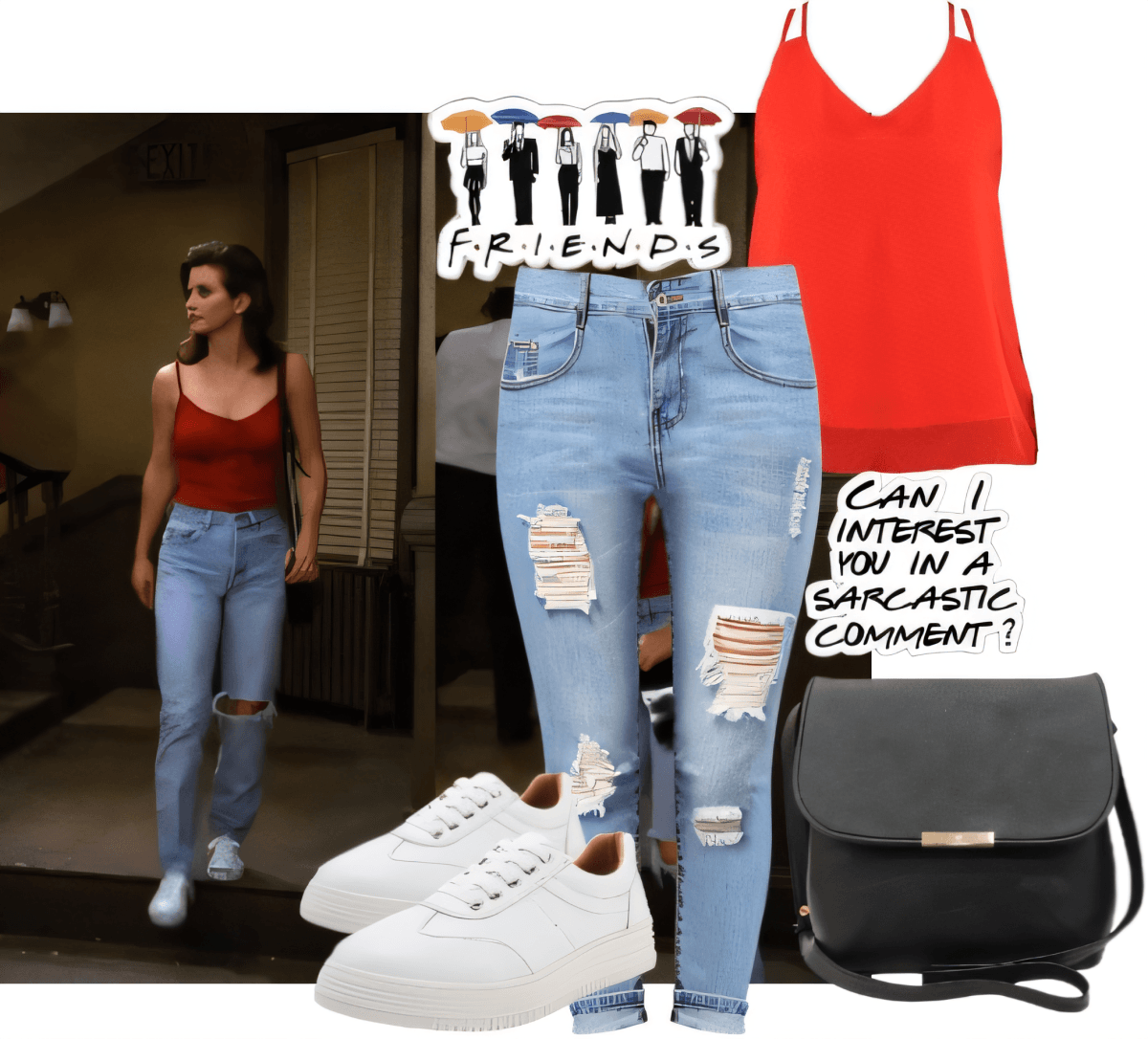 The 90s-Inspired Casual Cool: Your Perfect Friend-worthy Outfit by Rubina Shaikh